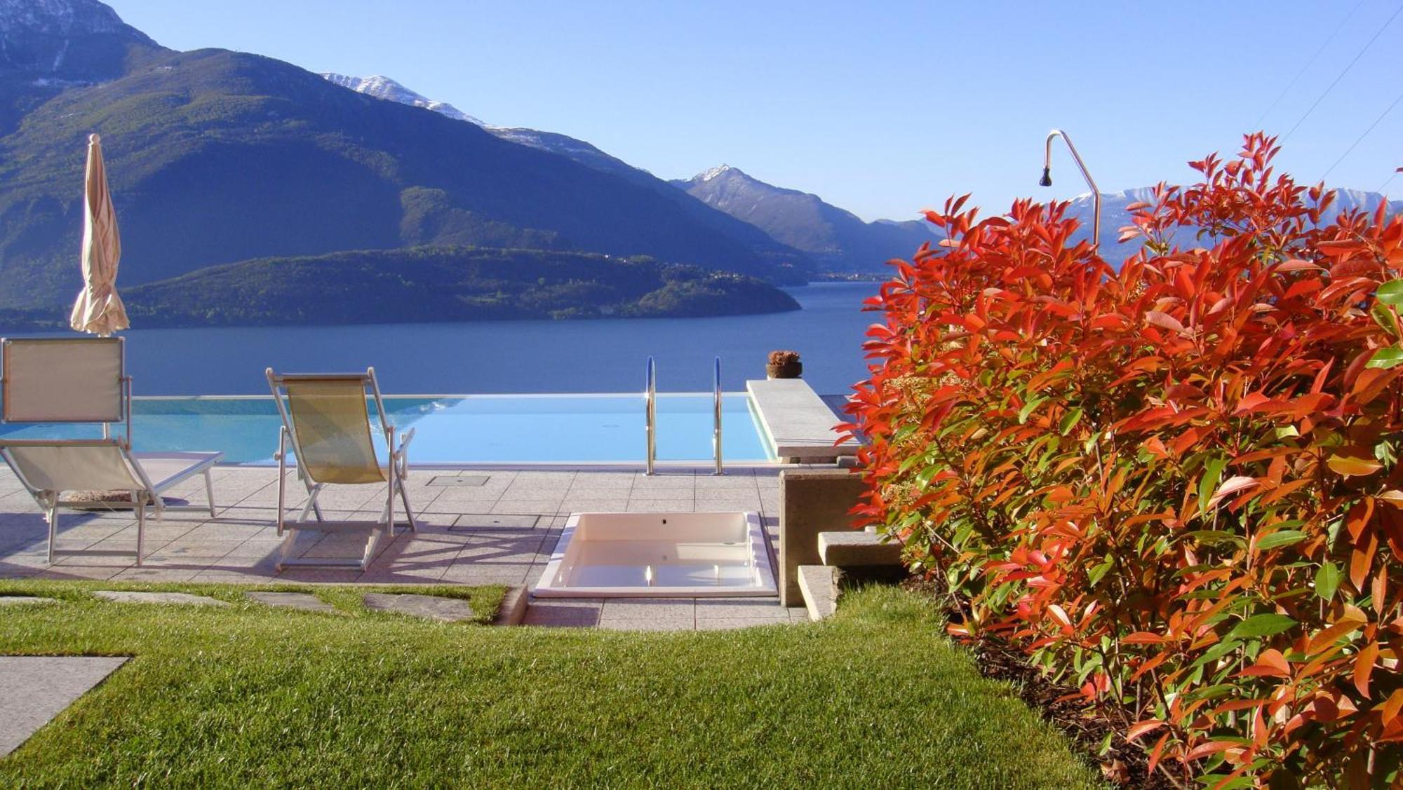 Residence Cafelicita - Promotion - Apartments Lake View - Infinity Pool - Jacuzzi Gravedona Kültér fotó
